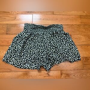 Aerie Flowy Daisy Print Pull-On Shorts